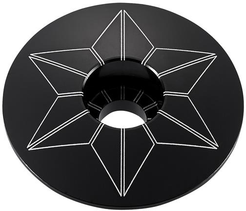 Supacaz Supacaz Top Cap Star Capz - Sort Tilbehør > Cykelhåndtag